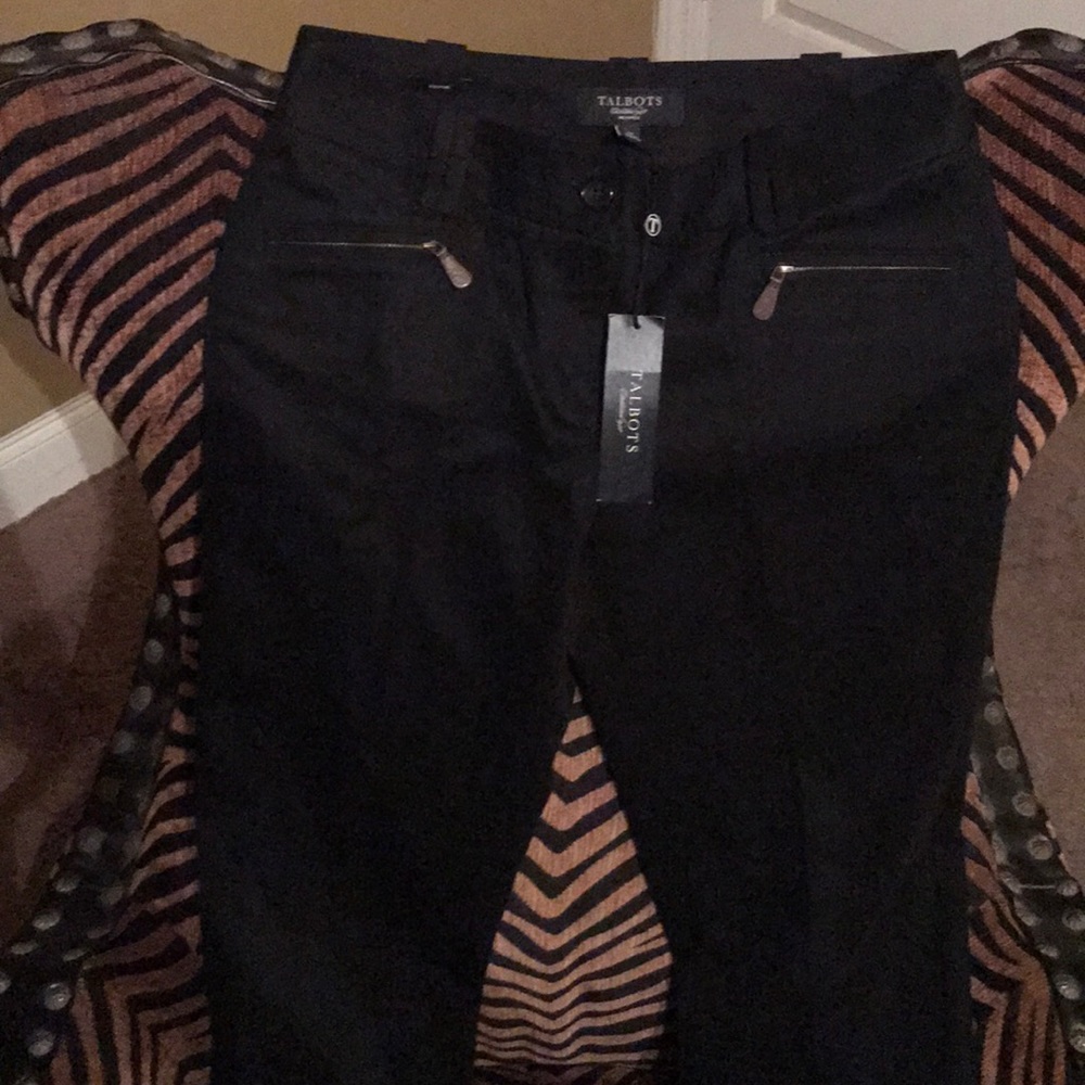 New with tags Talbots black lightweight pants.